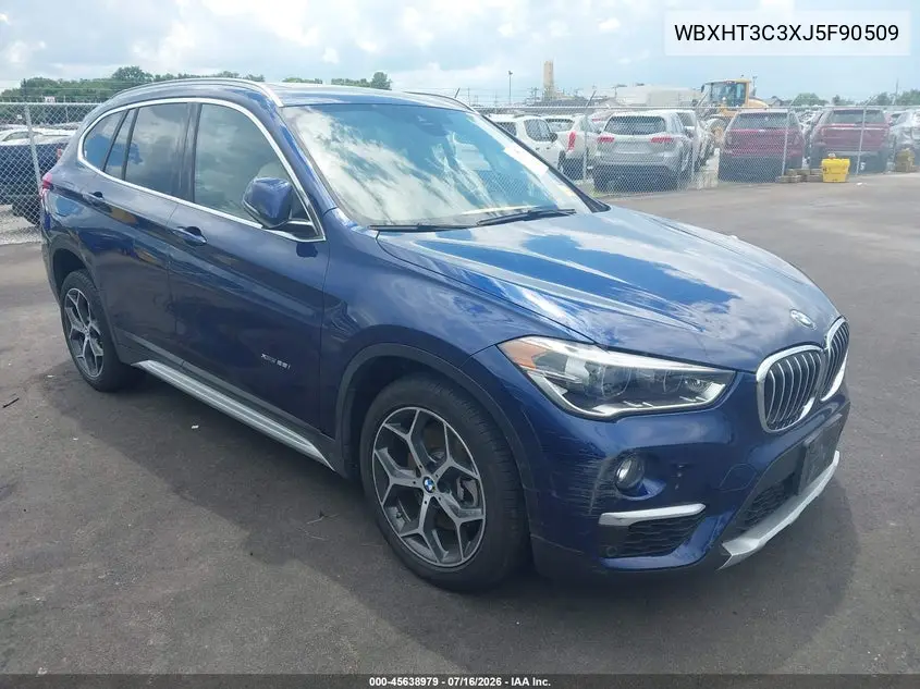 2018 BMW X1 xDrive28I VIN: WBXHT3C3XJ5F90509 Lot: 45638979