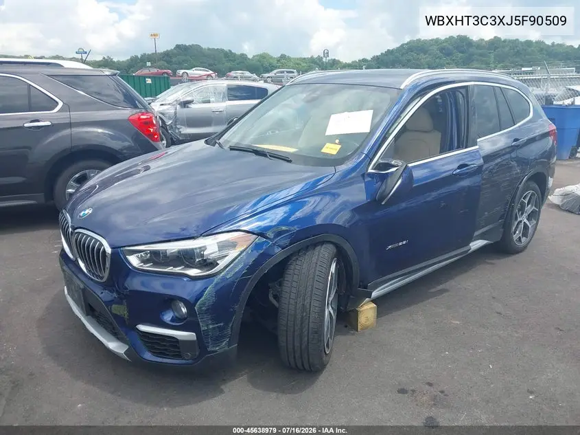 2018 BMW X1 xDrive28I VIN: WBXHT3C3XJ5F90509 Lot: 45638979