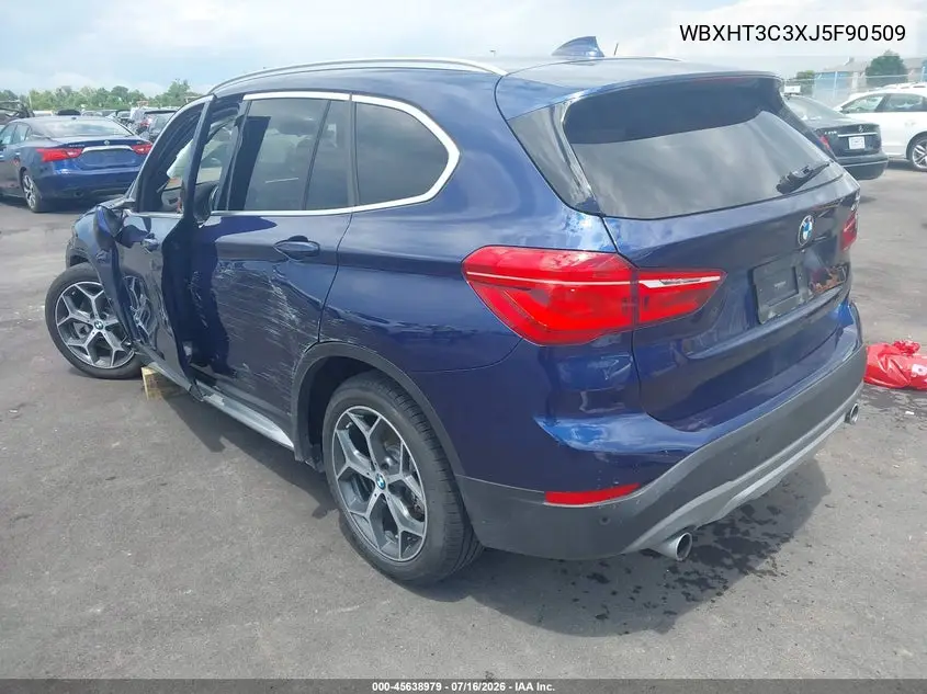 2018 BMW X1 xDrive28I VIN: WBXHT3C3XJ5F90509 Lot: 45638979
