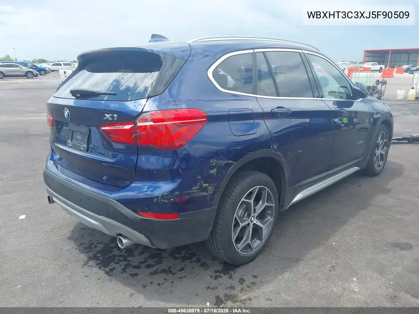 2018 BMW X1 xDrive28I VIN: WBXHT3C3XJ5F90509 Lot: 45638979