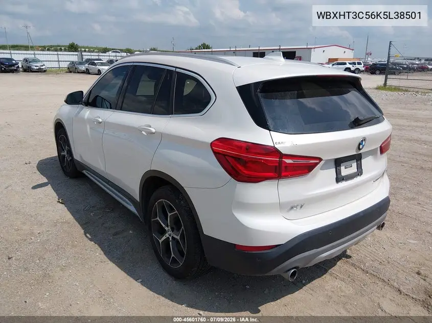 2019 BMW X1 xDrive28I VIN: WBXHT3C56K5L38501 Lot: 45601760