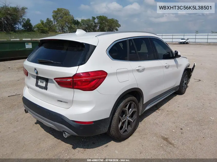 2019 BMW X1 xDrive28I VIN: WBXHT3C56K5L38501 Lot: 45601760