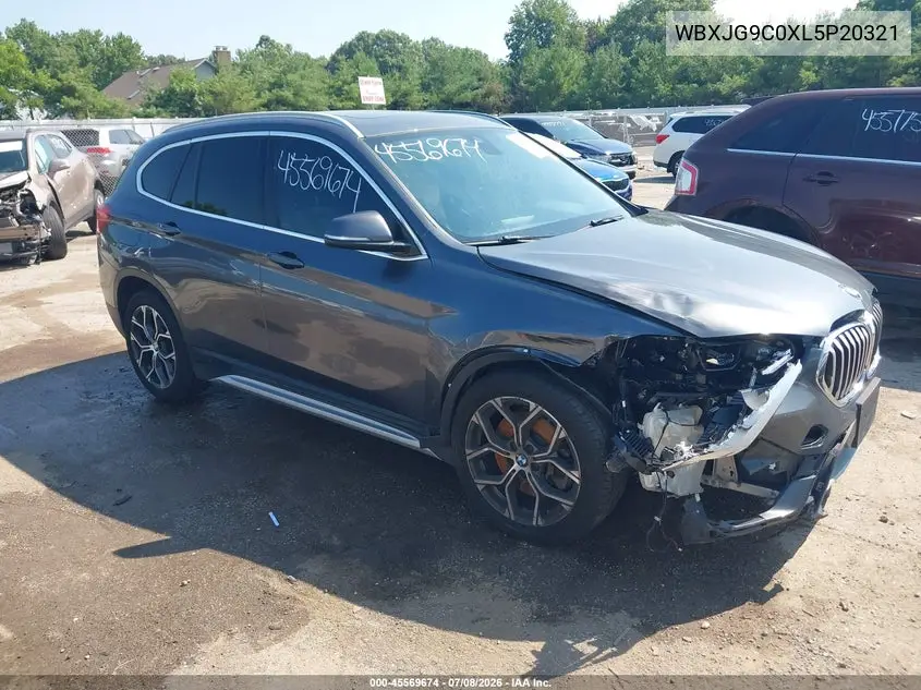 2020 BMW X1 xDrive28I VIN: WBXJG9C0XL5P20321 Lot: 45569674