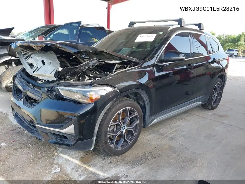 2020 BMW X1 xDrive28I VIN: WBXJG9C01L5R28216 Lot: 45575656