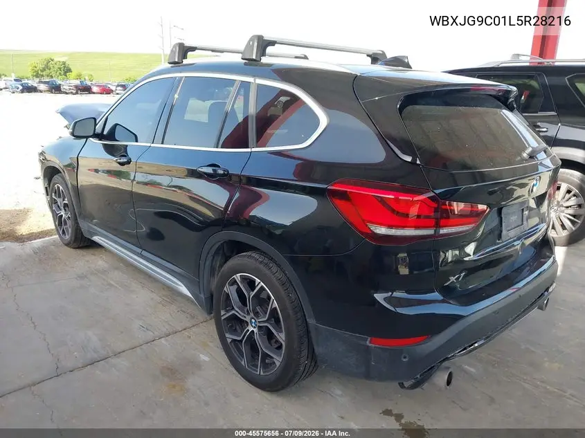 2020 BMW X1 xDrive28I VIN: WBXJG9C01L5R28216 Lot: 45575656