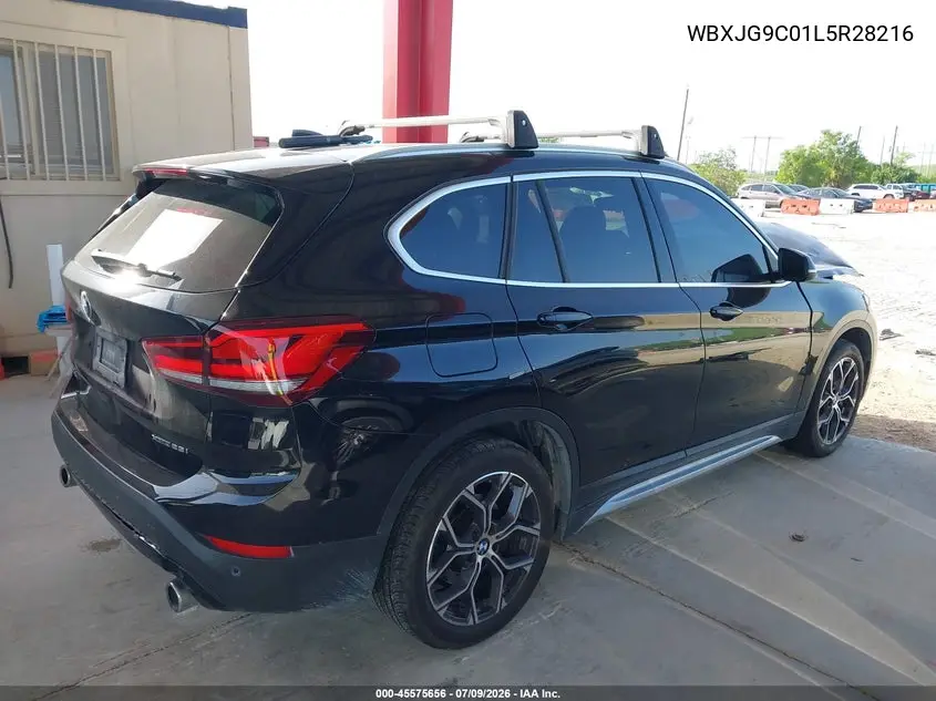 2020 BMW X1 xDrive28I VIN: WBXJG9C01L5R28216 Lot: 45575656