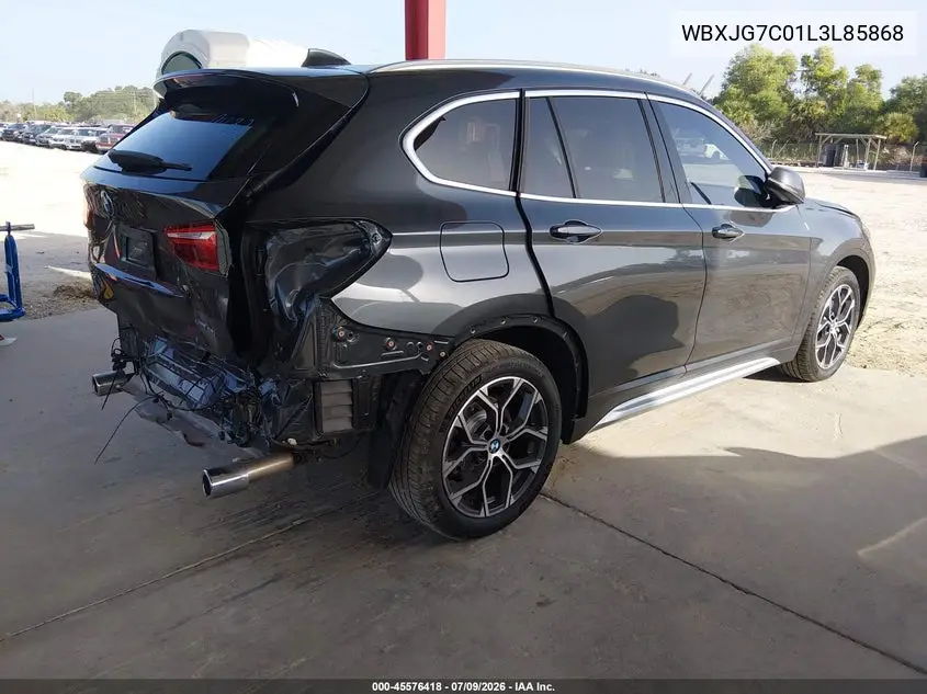 2020 BMW X1 Sdrive28I VIN: WBXJG7C01L3L85868 Lot: 45576418