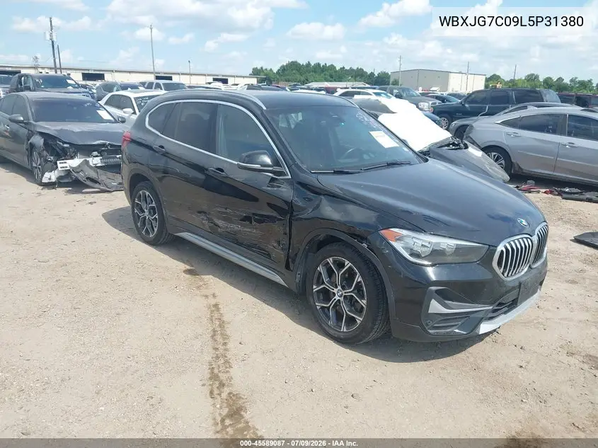 2020 BMW X1 Sdrive28I VIN: WBXJG7C09L5P31380 Lot: 45589087