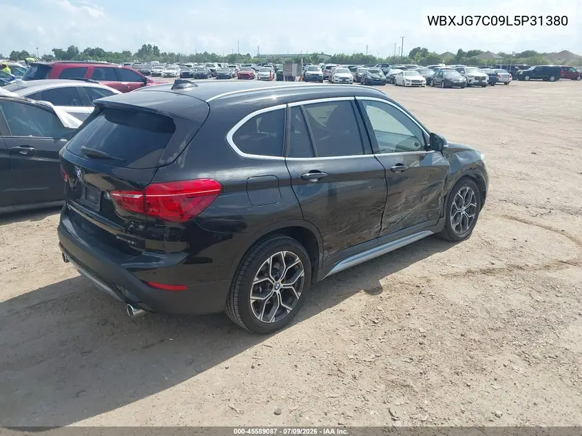 2020 BMW X1 Sdrive28I VIN: WBXJG7C09L5P31380 Lot: 45589087