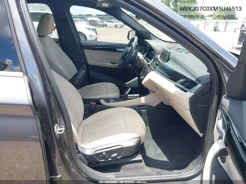 2021 BMW X1 Sdrive28I VIN: WBXJG7C0XM5U46513 Lot: 45293065