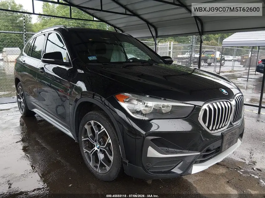 2021 BMW X1 xDrive28I VIN: WBXJG9C07M5T62600 Lot: 45555118