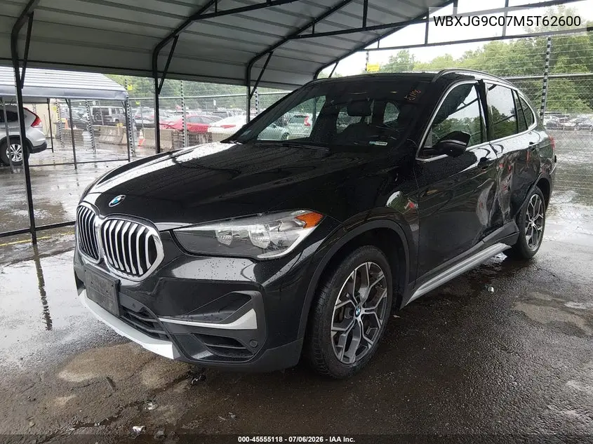 2021 BMW X1 xDrive28I VIN: WBXJG9C07M5T62600 Lot: 45555118