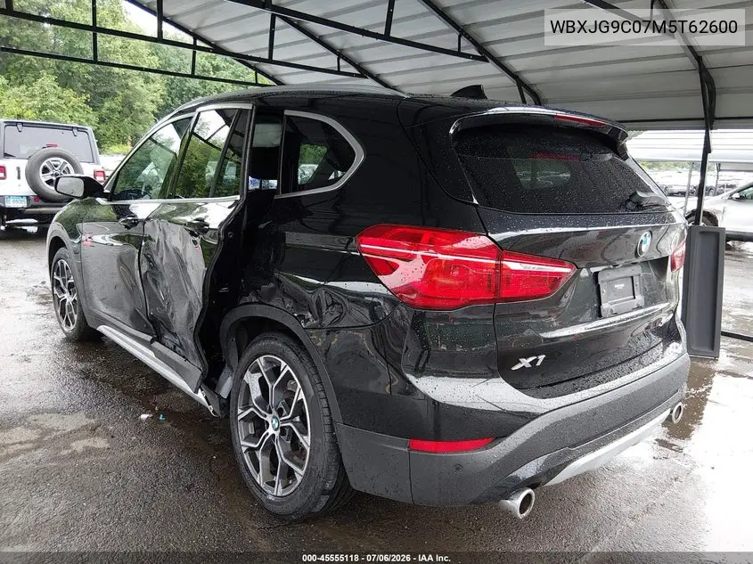 2021 BMW X1 xDrive28I VIN: WBXJG9C07M5T62600 Lot: 45555118