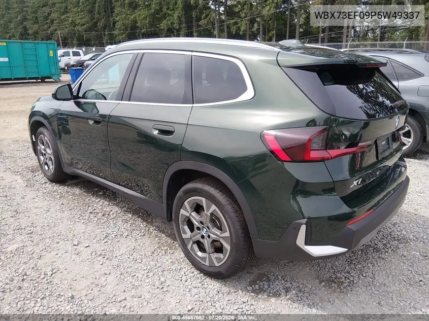 2023 BMW X1 xDrive28I VIN: WBX73EF09P5W49337 Lot: 45667662