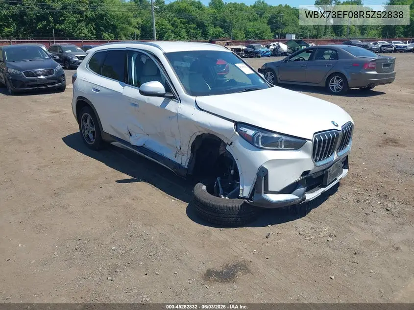 2024 BMW X1 xDrive28I VIN: WBX73EF08R5Z52838 Lot: 45282832
