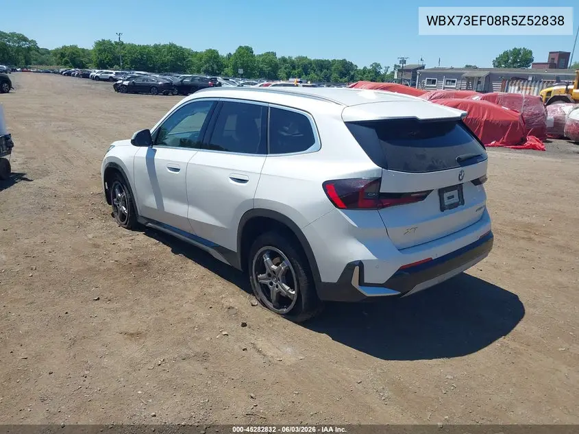 2024 BMW X1 xDrive28I VIN: WBX73EF08R5Z52838 Lot: 45282832