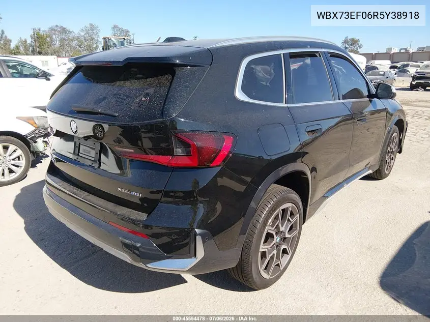 2024 BMW X1 xDrive28I VIN: WBX73EF06R5Y38918 Lot: 45554478
