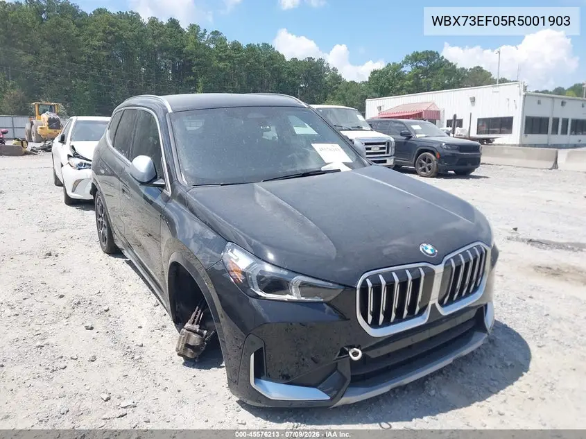 2024 BMW X1 xDrive28I VIN: WBX73EF05R5001903 Lot: 45576213