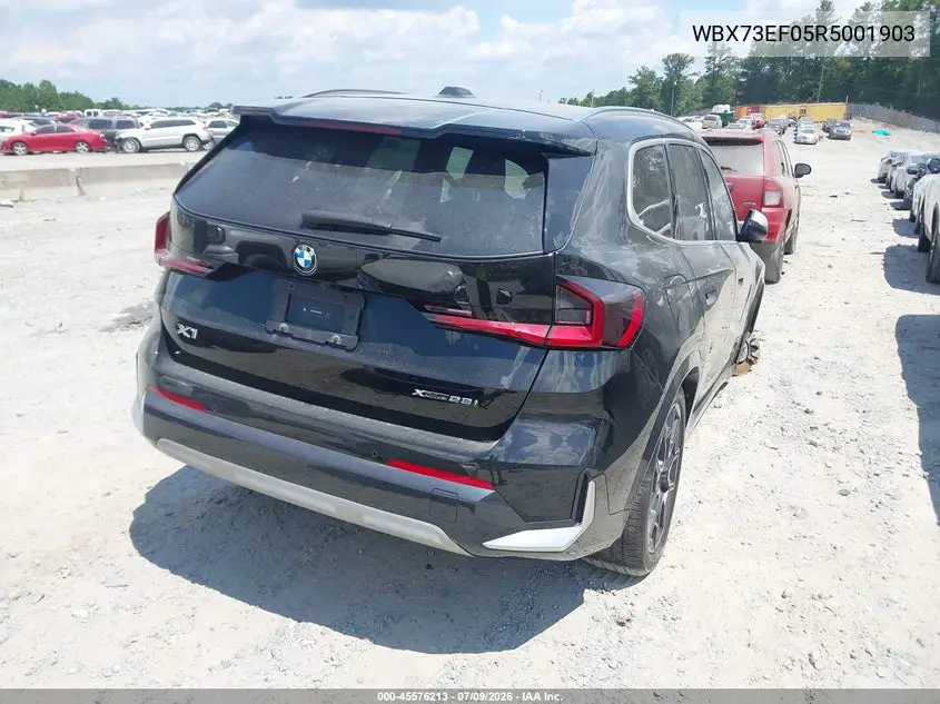 2024 BMW X1 xDrive28I VIN: WBX73EF05R5001903 Lot: 45576213