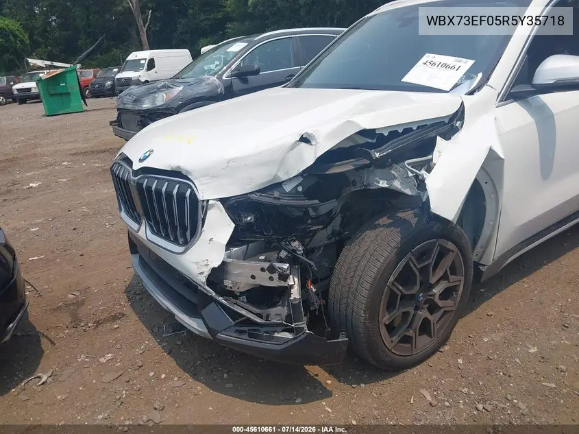 2024 BMW X1 xDrive28I VIN: WBX73EF05R5Y35718 Lot: 45610661