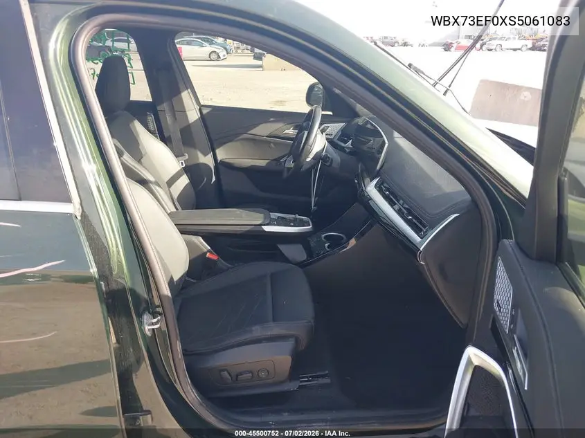 2025 BMW X1 xDrive28I VIN: WBX73EF0XS5061083 Lot: 45500752