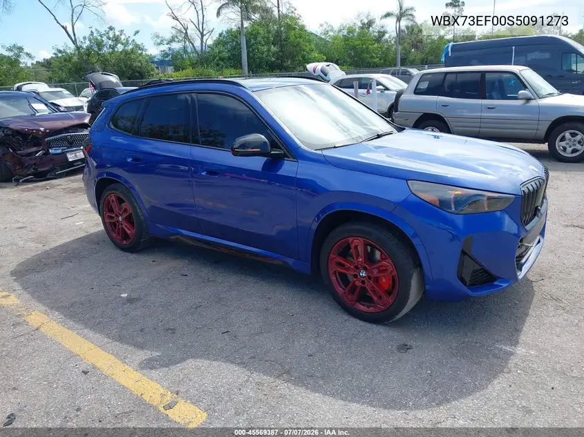 2025 BMW X1 xDrive28I VIN: WBX73EF00S5091273 Lot: 45569387