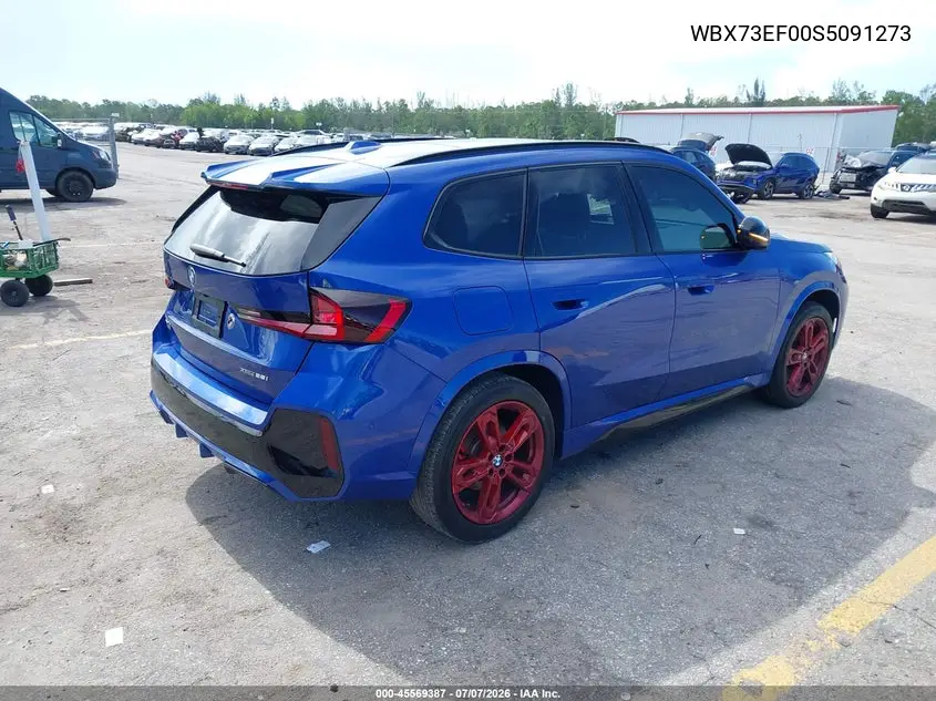 2025 BMW X1 xDrive28I VIN: WBX73EF00S5091273 Lot: 45569387