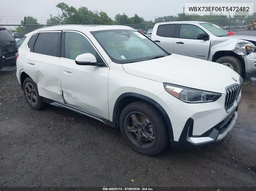 2026 BMW X1 xDrive28I VIN: WBX73EF06T5472482 Lot: 45525114