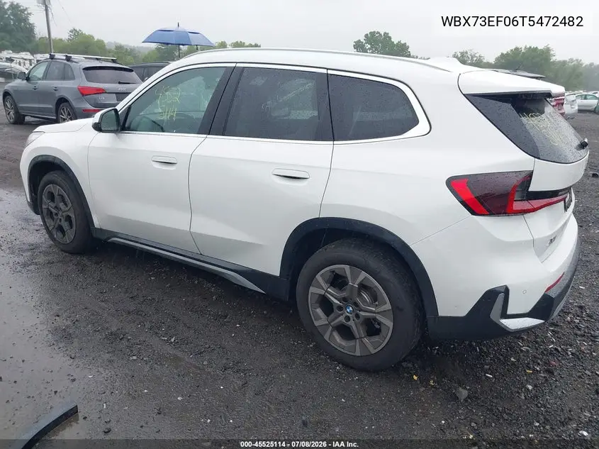 2026 BMW X1 xDrive28I VIN: WBX73EF06T5472482 Lot: 45525114