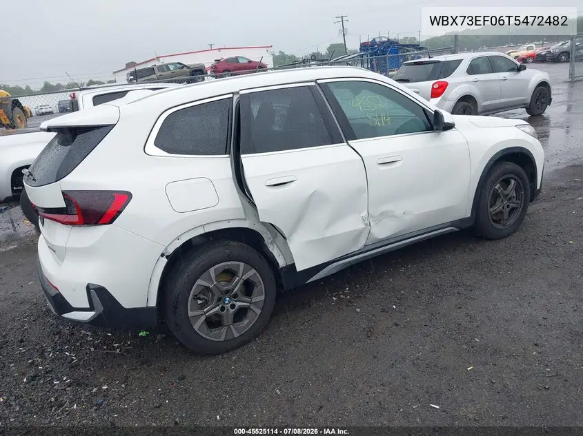 2026 BMW X1 xDrive28I VIN: WBX73EF06T5472482 Lot: 45525114