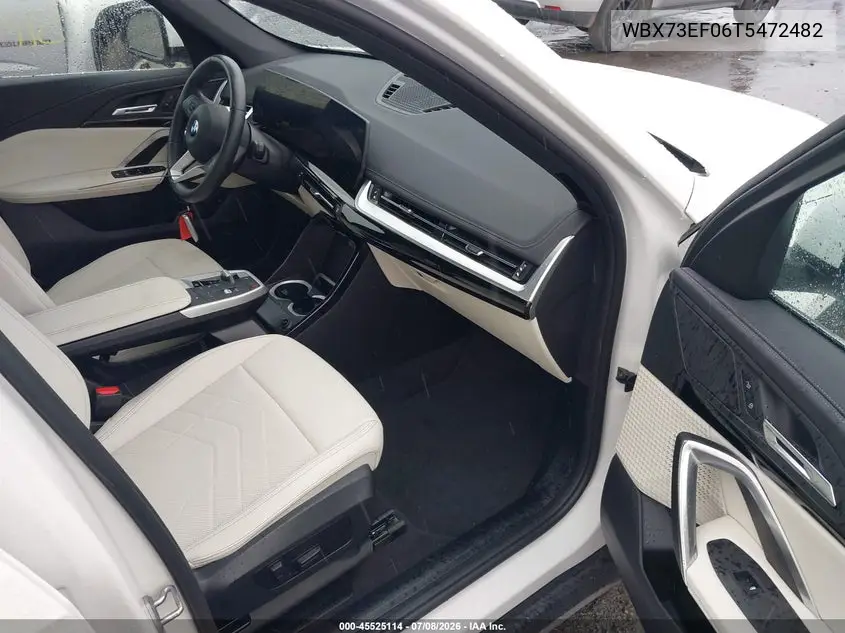 2026 BMW X1 xDrive28I VIN: WBX73EF06T5472482 Lot: 45525114