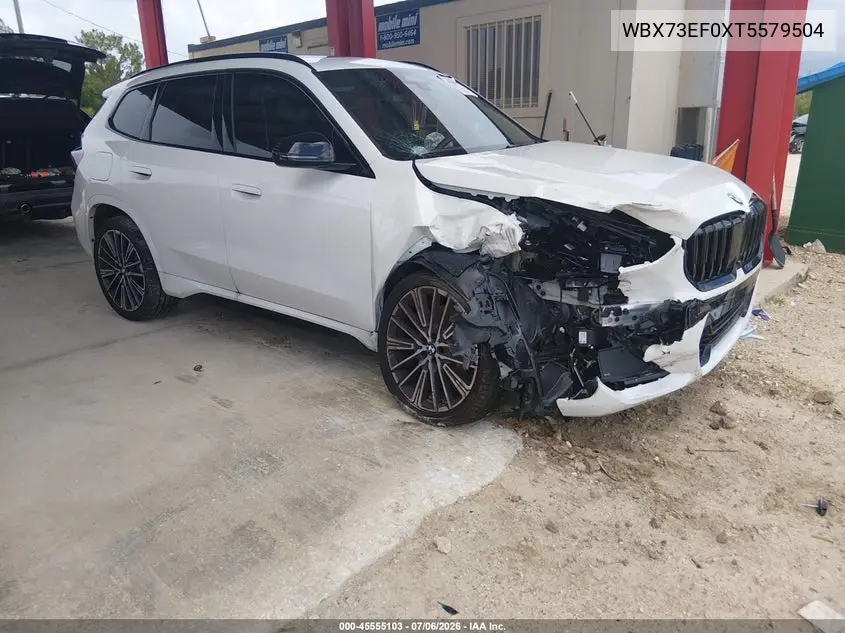 2026 BMW X1 xDrive28I VIN: WBX73EF0XT5579504 Lot: 45555103