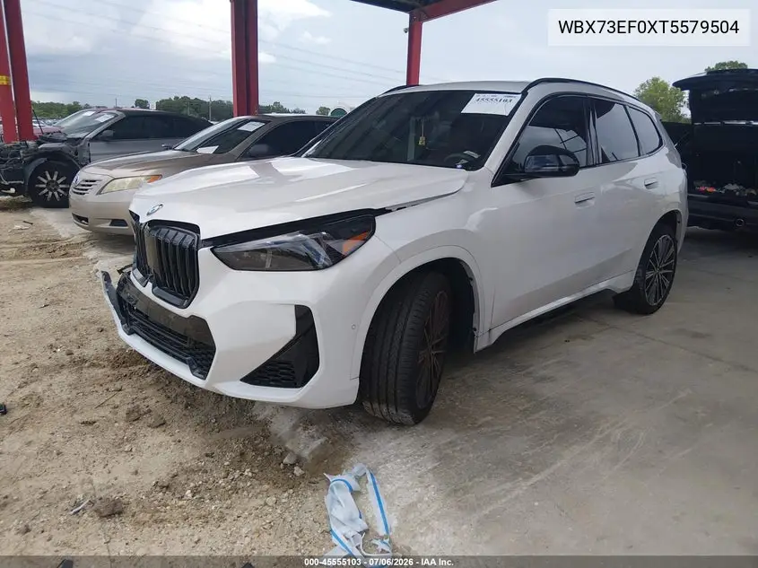 2026 BMW X1 xDrive28I VIN: WBX73EF0XT5579504 Lot: 45555103
