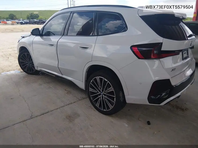 2026 BMW X1 xDrive28I VIN: WBX73EF0XT5579504 Lot: 45555103
