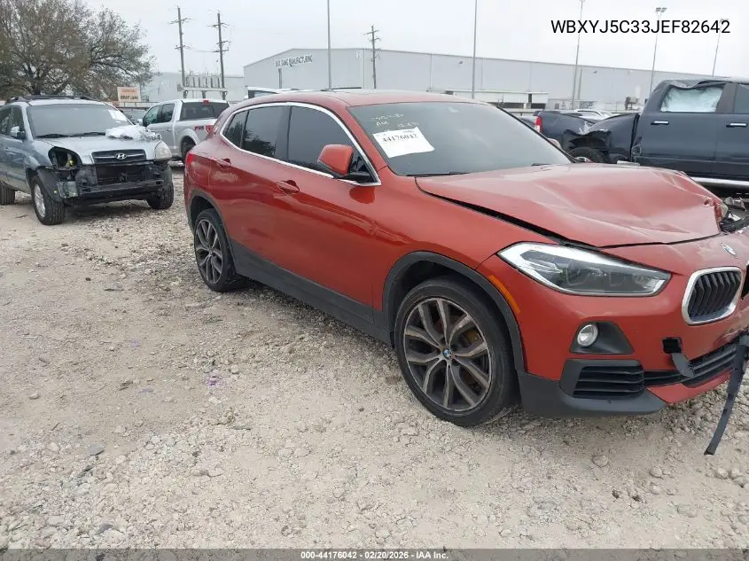 2018 BMW X2 xDrive28I VIN: WBXYJ5C33JEF82642 Lot: 44176042