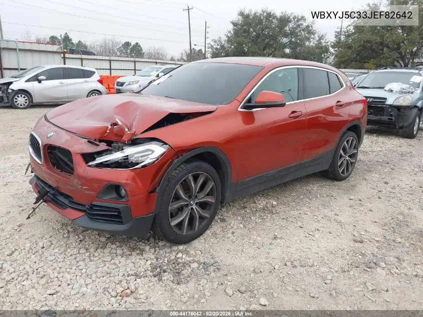2018 BMW X2 xDrive28I VIN: WBXYJ5C33JEF82642 Lot: 44176042