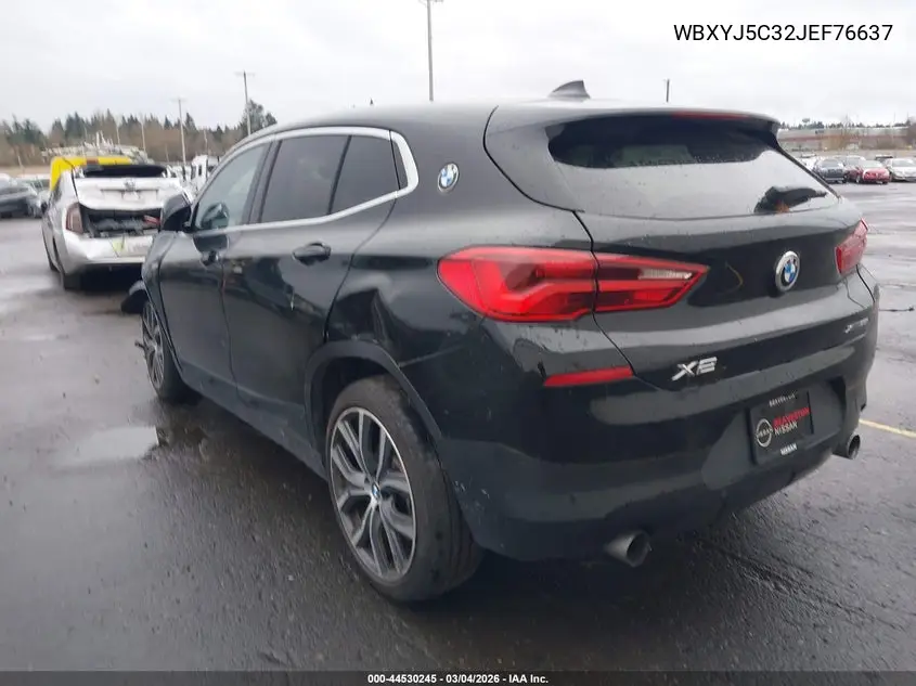 2018 BMW X2 xDrive28I VIN: WBXYJ5C32JEF76637 Lot: 44530245