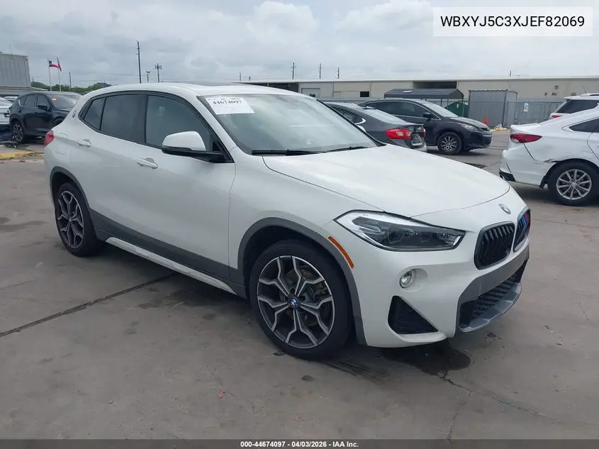 2018 BMW X2 xDrive28I VIN: WBXYJ5C3XJEF82069 Lot: 44674097