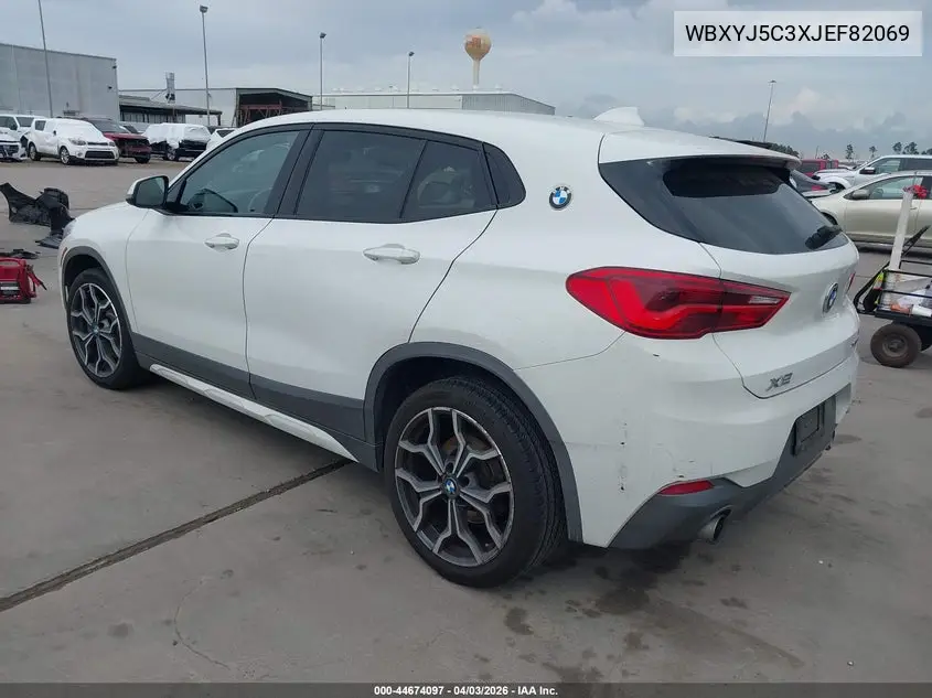 2018 BMW X2 xDrive28I VIN: WBXYJ5C3XJEF82069 Lot: 44674097
