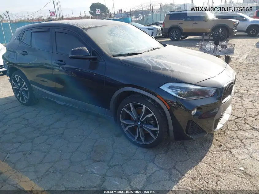 2018 BMW X2 Sdrive28I VIN: WBXYJ3C30JEJ75668 Lot: 44718864