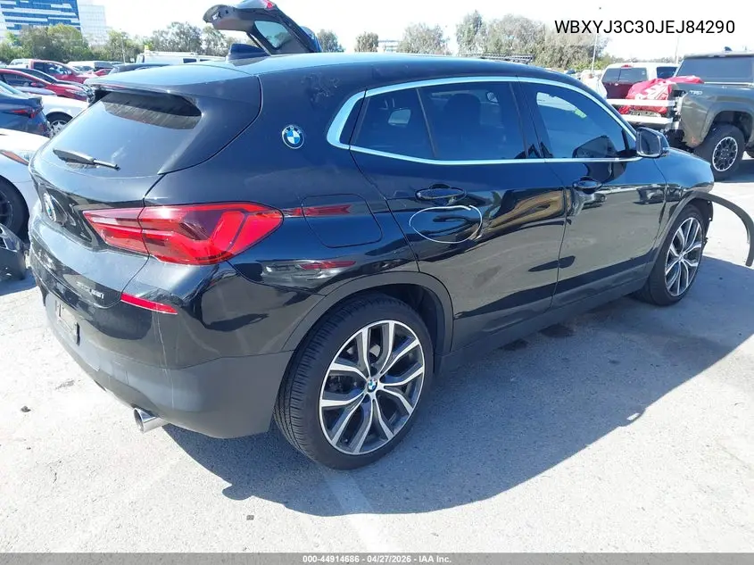 2018 BMW X2 Sdrive28I VIN: WBXYJ3C30JEJ84290 Lot: 44914686