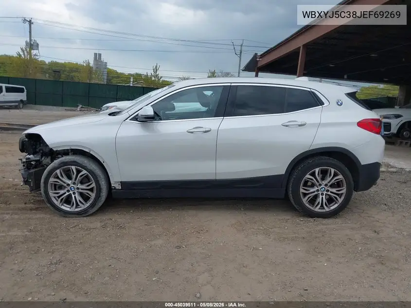 2018 BMW X2 xDrive28I VIN: WBXYJ5C38JEF69269 Lot: 45039511
