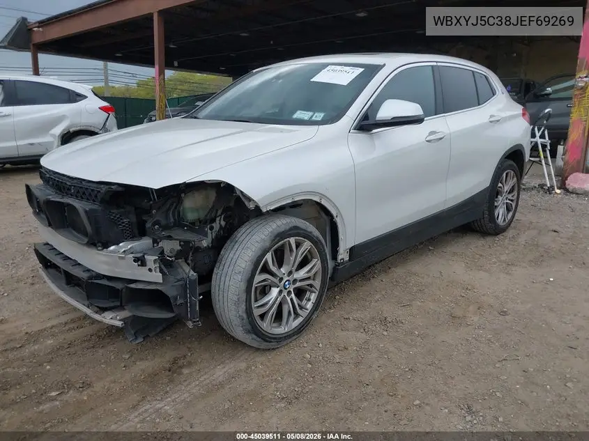 2018 BMW X2 xDrive28I VIN: WBXYJ5C38JEF69269 Lot: 45039511