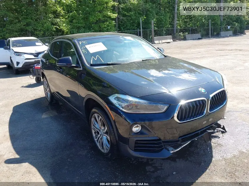 2018 BMW X2 xDrive28I VIN: WBXYJ5C30JEF73901 Lot: 45118595