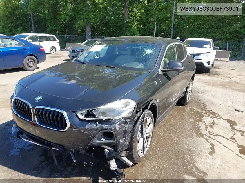 2018 BMW X2 xDrive28I VIN: WBXYJ5C30JEF73901 Lot: 45118595
