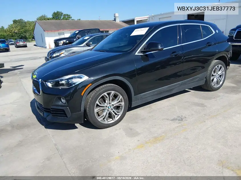 2018 BMW X2 Sdrive28I VIN: WBXYJ3C31JEB37773 Lot: 45129617