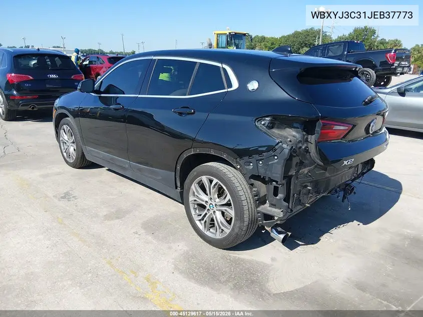 2018 BMW X2 Sdrive28I VIN: WBXYJ3C31JEB37773 Lot: 45129617