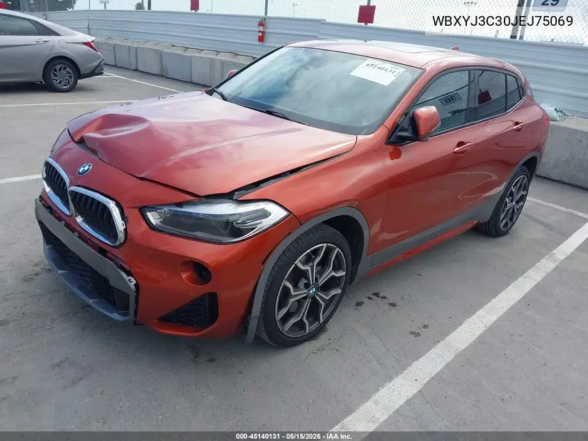 2018 BMW X2 Sdrive28I VIN: WBXYJ3C30JEJ75069 Lot: 45140131