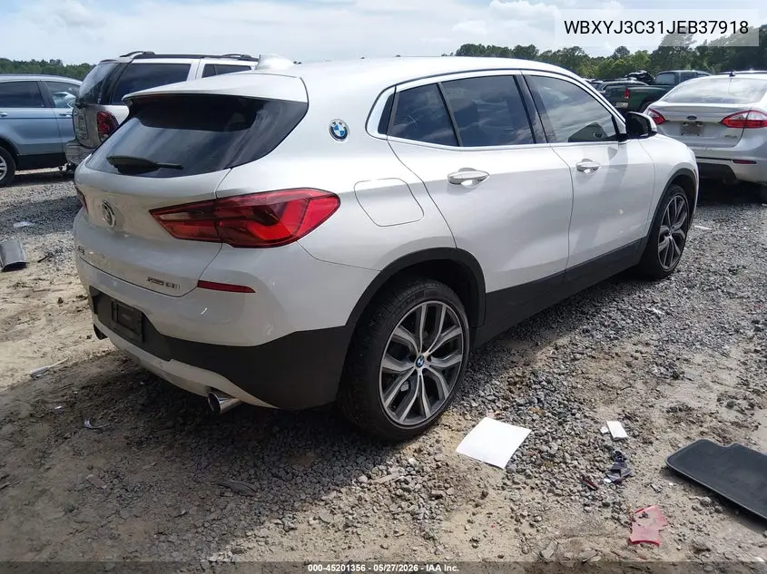 2018 BMW X2 Sdrive28I VIN: WBXYJ3C31JEB37918 Lot: 45201356