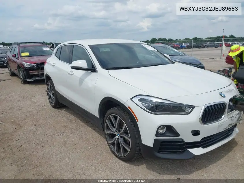 2018 BMW X2 Sdrive28I VIN: WBXYJ3C32JEJ89653 Lot: 45211203